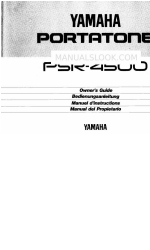 Yamaha PortaTone PSR-4500 Manual do Proprietário