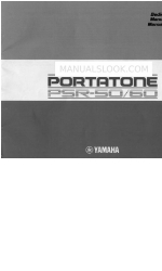 Yamaha PortaTone PSR-50 Benutzerhandbuch