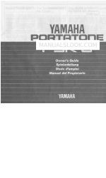 Yamaha PortaTone PSR-6 Manuale d'uso