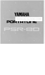 Yamaha PortaTone PSR-80 Manual del usuario