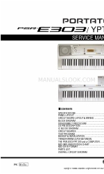 Yamaha PORTATONE PSR-E303 Manual de serviço