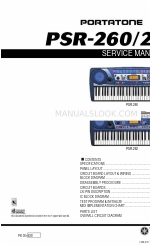 Yamaha psr-262 Panduan Servis