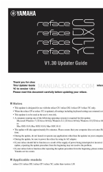 Yamaha Reface CS Manual do atualizador