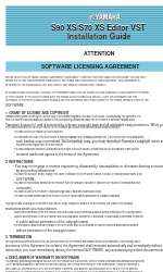 Yamaha S90 XS Editor VST S70 XS Editor VST Manual de instalação