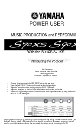 Yamaha S90 XS Editor VST S70 XS Editor VST Manual