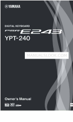 Yamaha YPT-240 Руководство пользователя