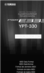 Yamaha YPT-330 Kullanıcı Kılavuzu