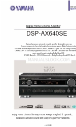 Yamaha DSP-AX640SE Buletin Produk