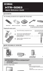 Yamaha HTR-5063 Kurzreferenz-Handbuch