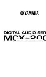 Yamaha MCX-2000 - MusicCAST Digital Audio Server Руководство