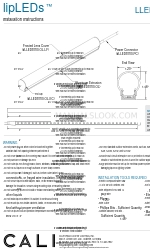 CALI LipLeds LLED8700-OL Installationsanleitung Handbuch