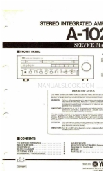 Yamaha A-1020 Manuale di servizio