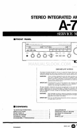 Yamaha A-720 Manual de servicio