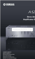 Yamaha A-S2000 - Amplifier Owner's Manual