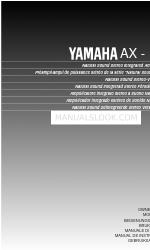 Yamaha AX-10 Instrukcja obsługi