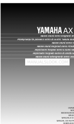 Yamaha AX-9 Посібник користувача