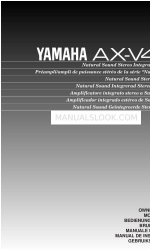 Yamaha AX-V401 Instrukcja obsługi