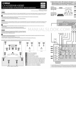 Yamaha CX-A5100 Приклад підключення