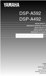 Yamaha DSP-A492 Owner's Manual