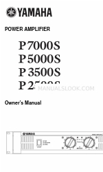 Yamaha P7000S - Amplifier Manual do Proprietário