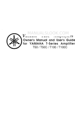 Yamaha T-100 Owner's Manual And User's Manual