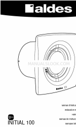 aldes INITIAL 100 Panduan Instalasi
