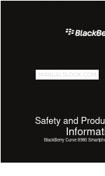 Blackberry CURVE 8980 Información sobre seguridad y productos