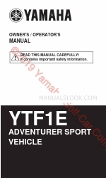 Yamaha YTF1E Manual do proprietário/operador