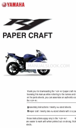 Yamaha YZF-R1 Instruções de montagem