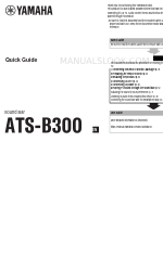 Yamaha ATS-B300 Skrócona instrukcja obsługi