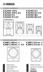 Yamaha DXS15XLF Gebruikershandleiding