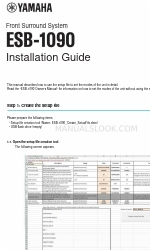 Yamaha ESB-1090 Installationshandbuch