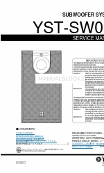 Yamaha YST-SW005 Service Manual