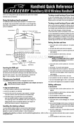 Blackberry Nextel 6510 Quick Reference Manual