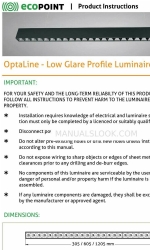 ecopoint OptaLine ELG1200B38W840 Product Instructions