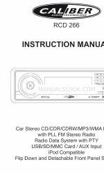 Caliber RCD 266 Buku Petunjuk