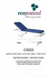 ECOPOSTURAL C3523 Manual de instrucciones