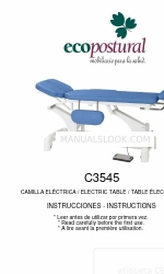 ECOPOSTURAL C3545 Manual de instrucciones