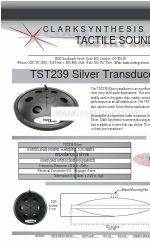 Clark Synthesis TACTILE SOUND TST239 데이터시트