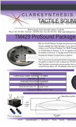 Clark Synthesis TACTILE SOUND TST429 ProSound Package 설치 매뉴얼