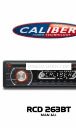 Caliber RCD 263BT Manuel