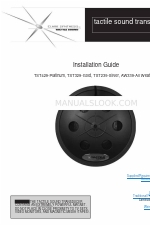 Clark Synthesis TACTILE SOUND AW339 Manuale di installazione