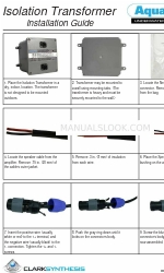 Clark Synthesis Aquasonic Isolation Transformer Руководство по установке