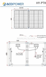 ACOPOWER HY-PTK-100Exp Manuale d'uso