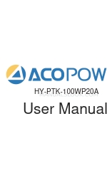 ACOPOWER HY-PTK-100WP20A User Manual