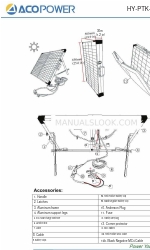 ACOPOWER HY-PTK-100WPX20A Manuale