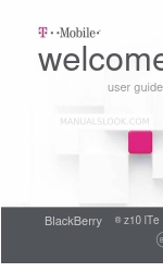 Blackberry T Mobile Z10 LTE Manual do utilizador