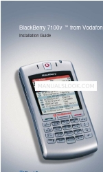 Blackberry Vodafone 7100v Installation Manual