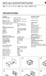 Caliber MCD893 Schnellstart-Handbuch