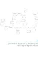 Blackberry Windows Live Messenger Manuale d'uso